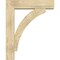 Ekena Millwork Thorton Block Rough Sawn Bracket w/ Offset Brace, Douglas Fir, 8"W x 34"D x 42"H BKT0806X34X42THR05RDF - alternate 2